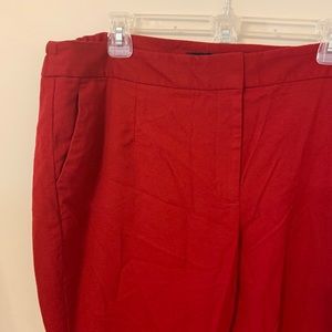 Talbots 18W Red Felt Dress Pants